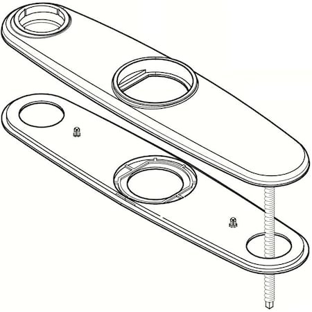 Pfister Pfister Dkplt W/Sidespr Ss 961-015S